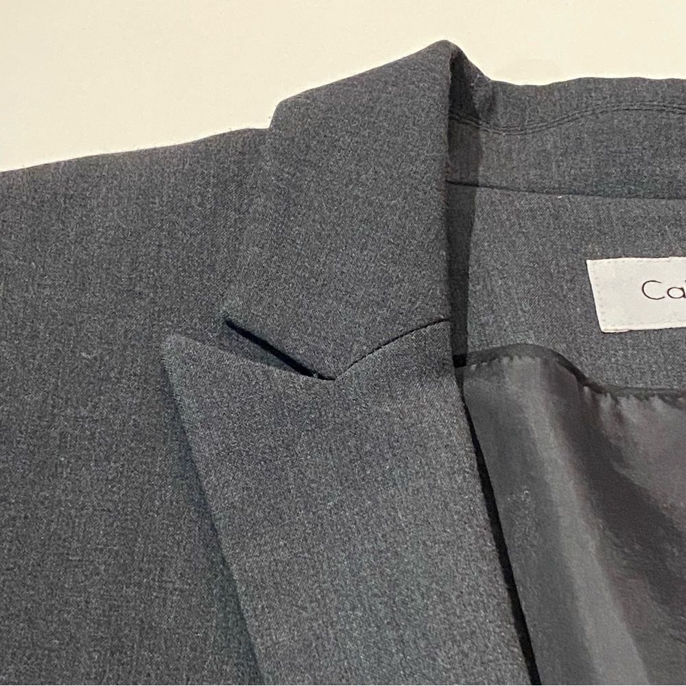 Calvin Klein Single Button Double Lapel Gray Sing… - image 7